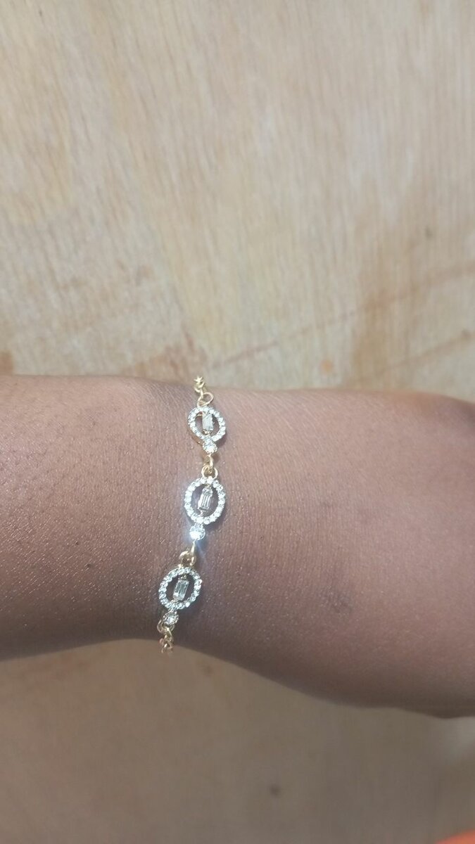 Bracelet élégant en or et argent