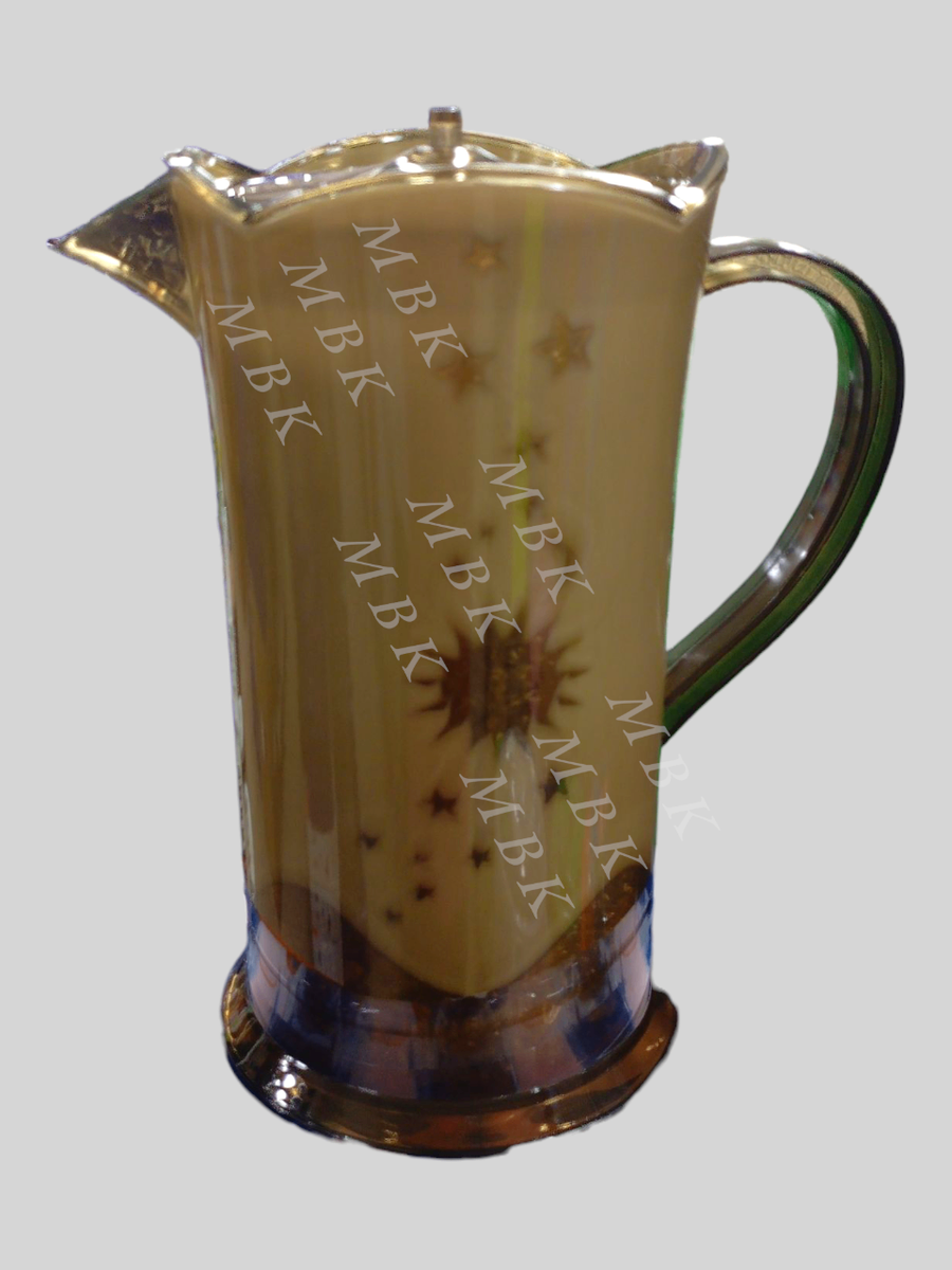 Pichet élégant en verre étoilé