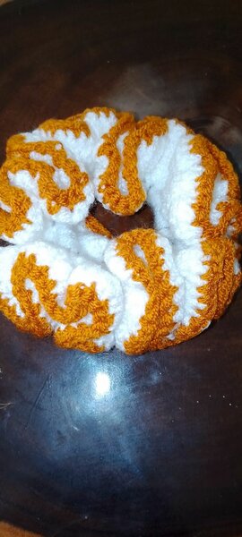 Chouchou élastique tricoté