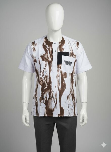 Chemise homme en lin moderne