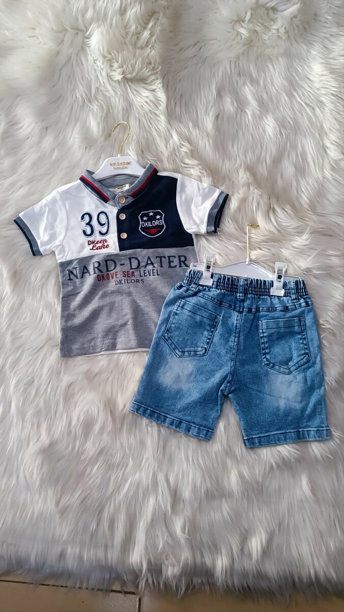 Lascot with jeans short