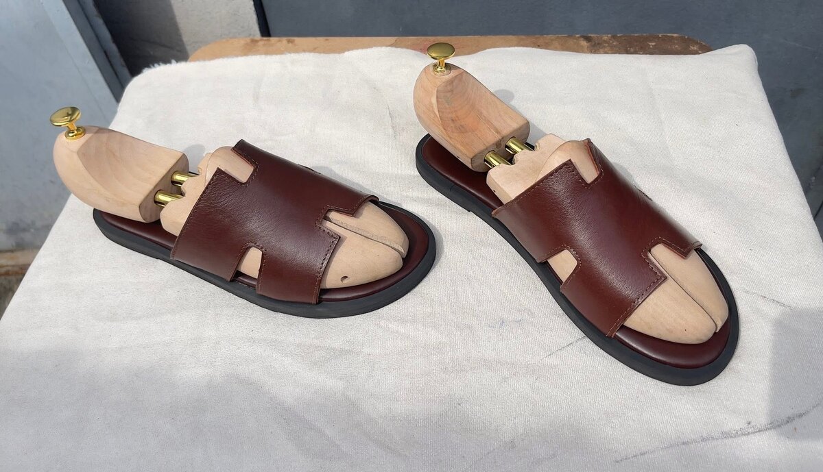 Sandales en cuir élégantes