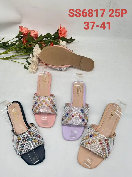 Sandales perlées élégantes femmes