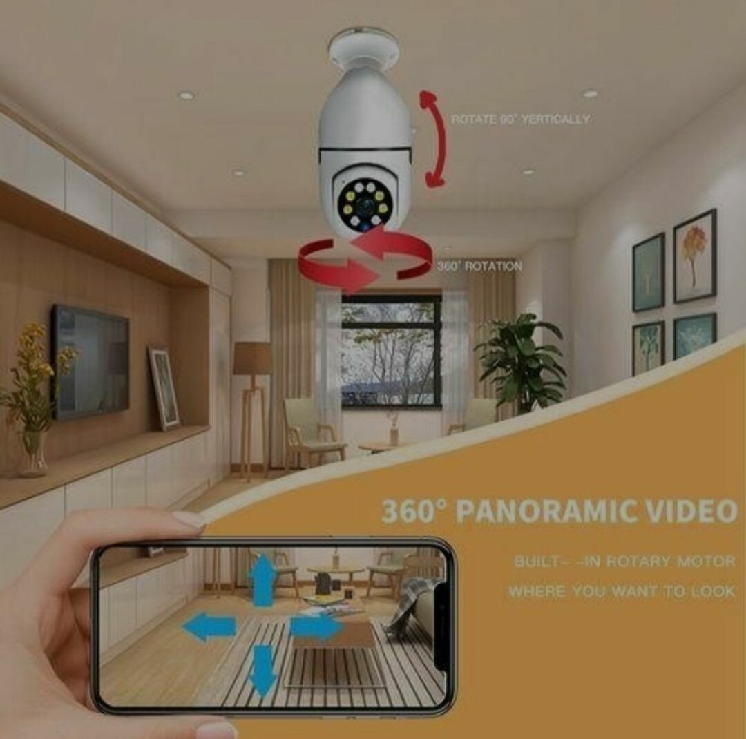 Caméra panoramique 360° WiFi