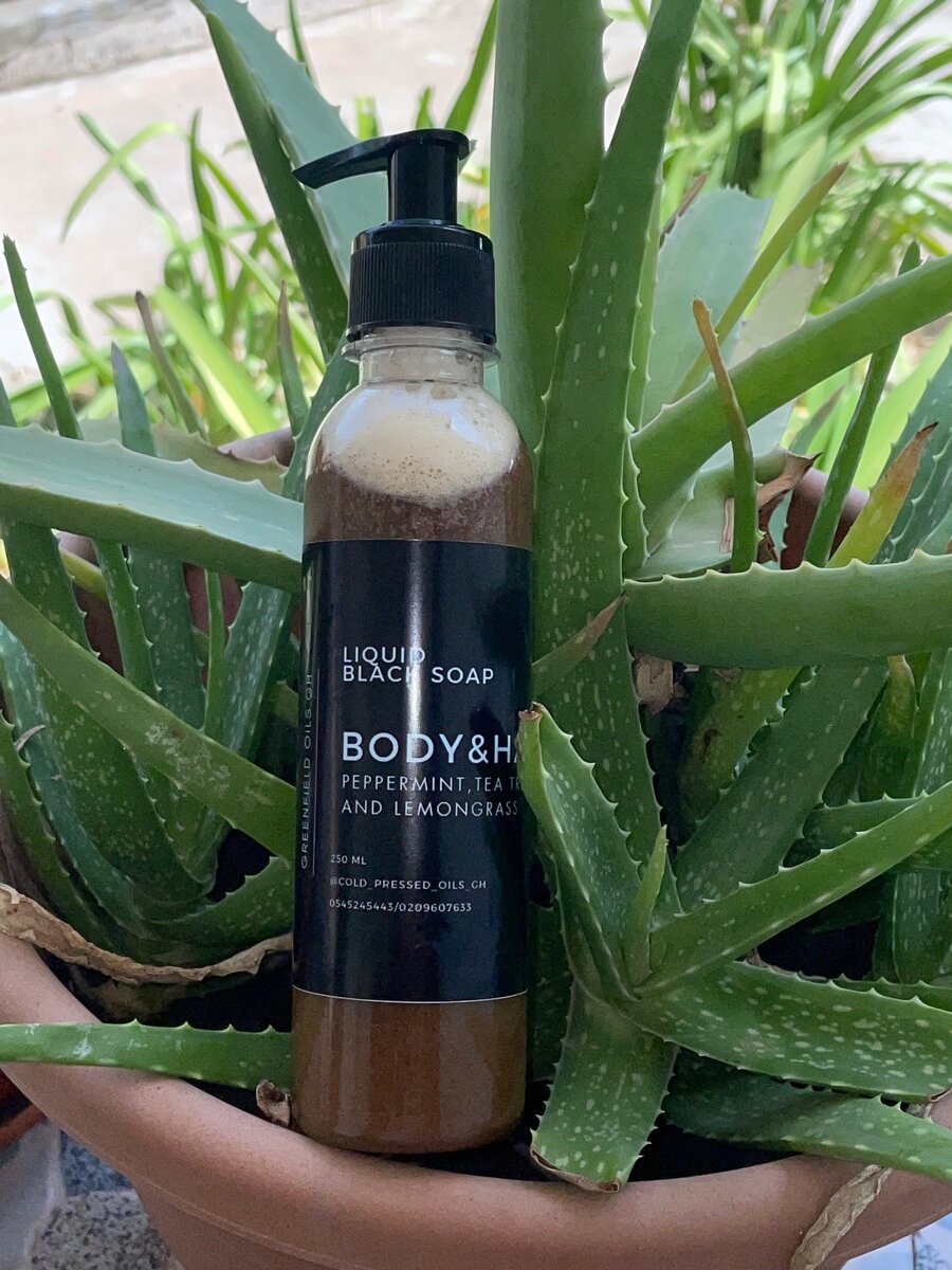 Liquid black soap