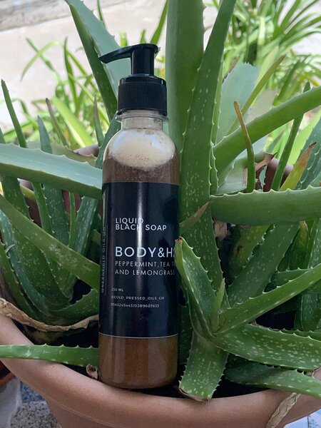 Liquid black soap
