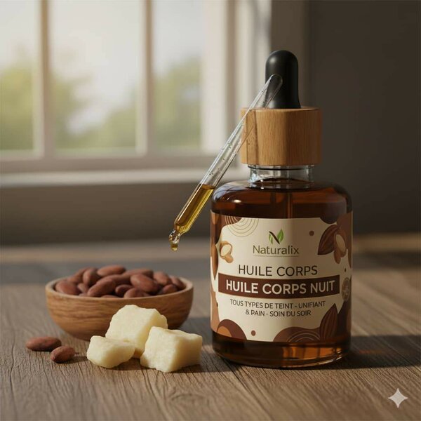 Huile Corps Karité Cacao