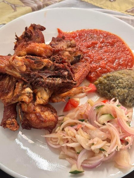 Poulet grillé savoureux