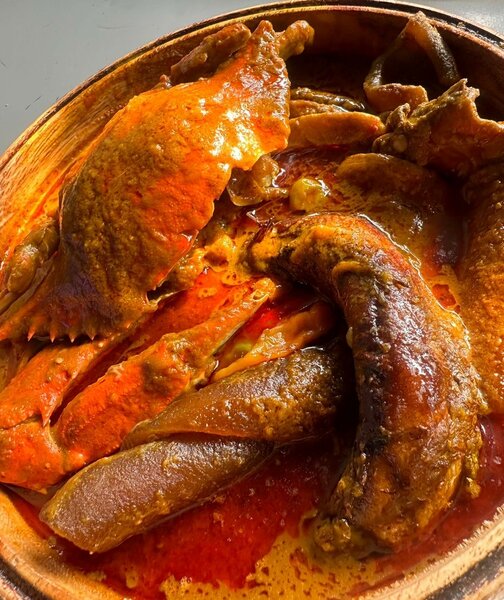 Placali , sauce graine