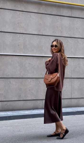 сумка коричневая