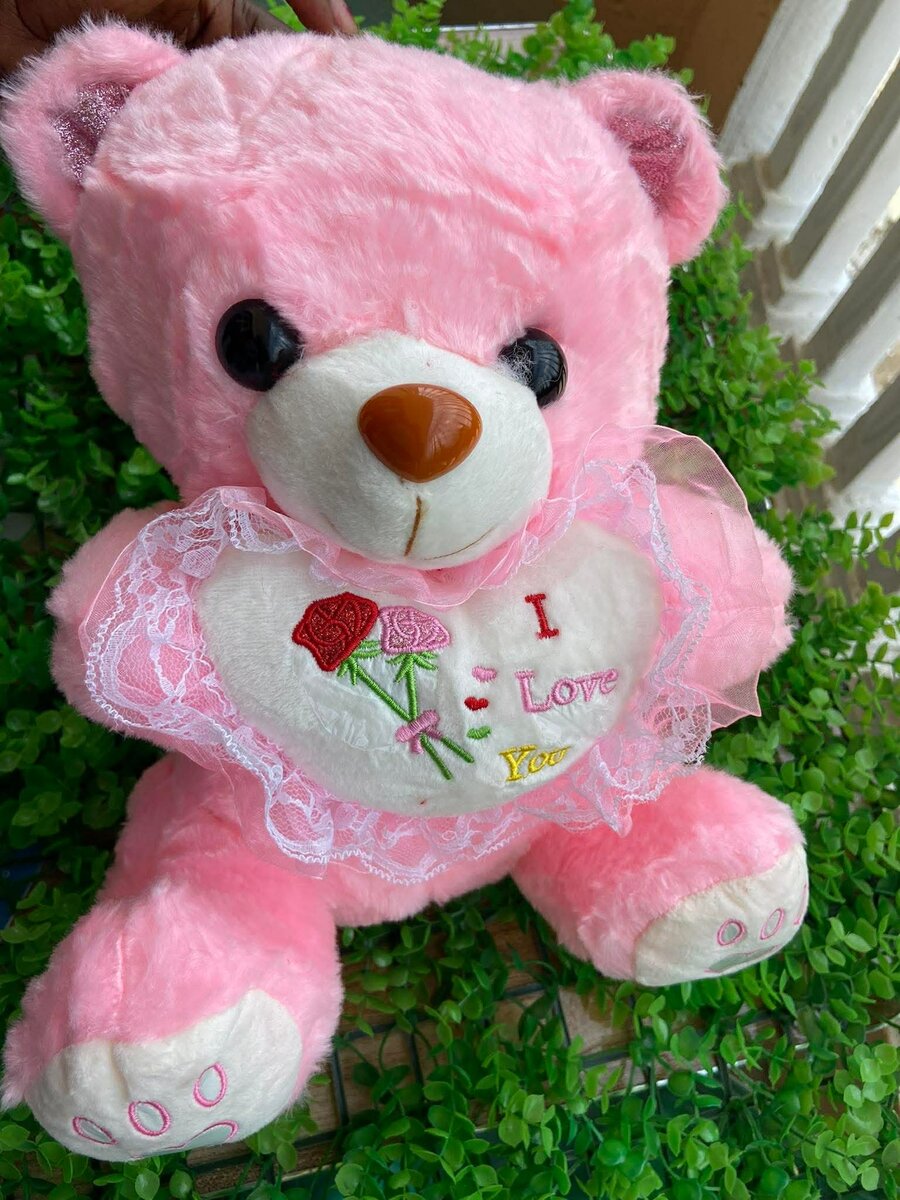 Ourson en peluche "Je t'aime"