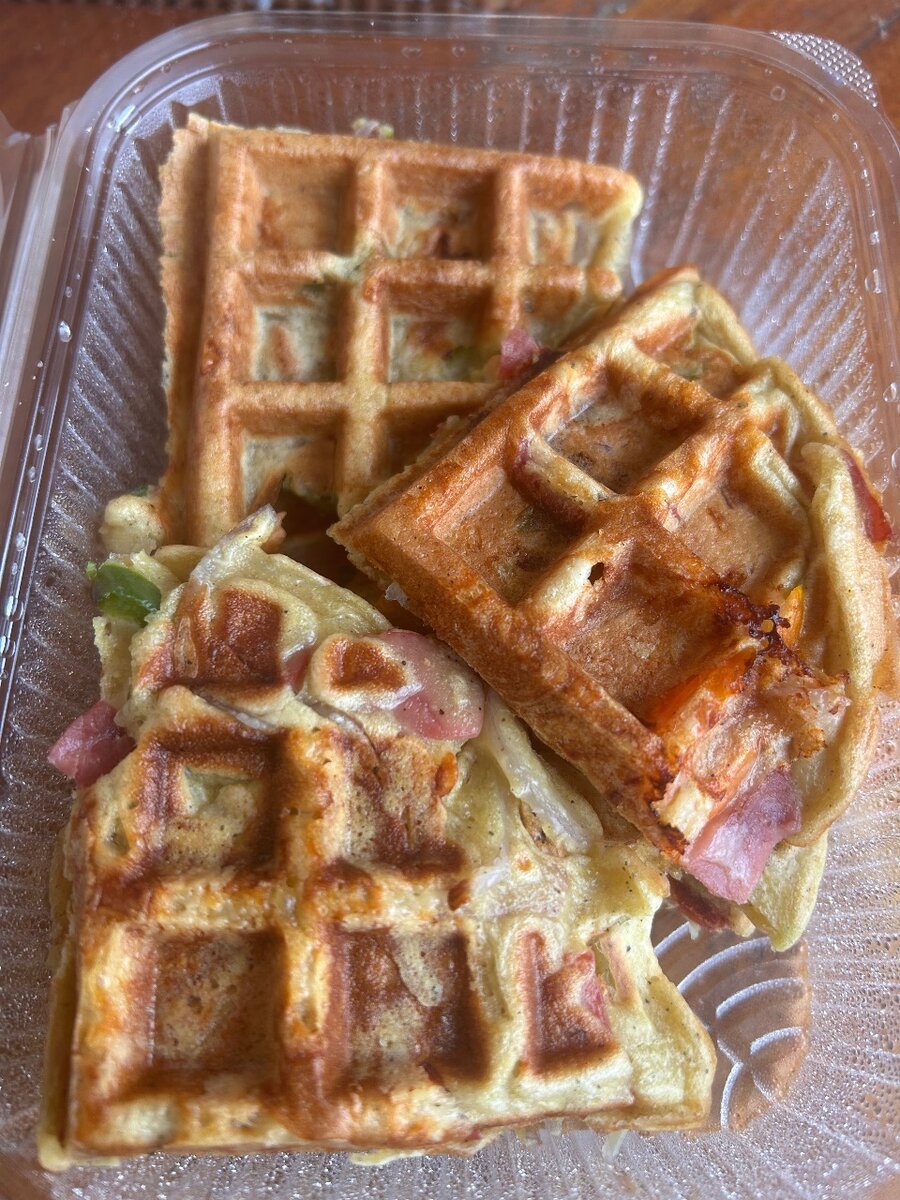 Gaufres salées gourmandes