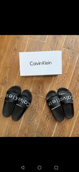 Calvin Klein Claquettes Noires