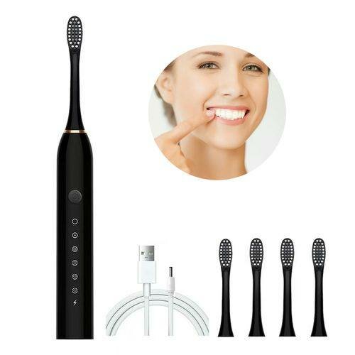 Brosse à Dents électrique à Six Vitesses USB Rechargeable