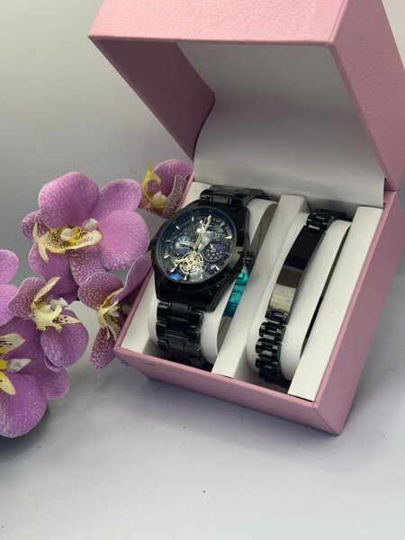 Montre homme avec bracelets interchangeables