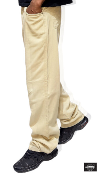 Pantalon beige homme décontracté