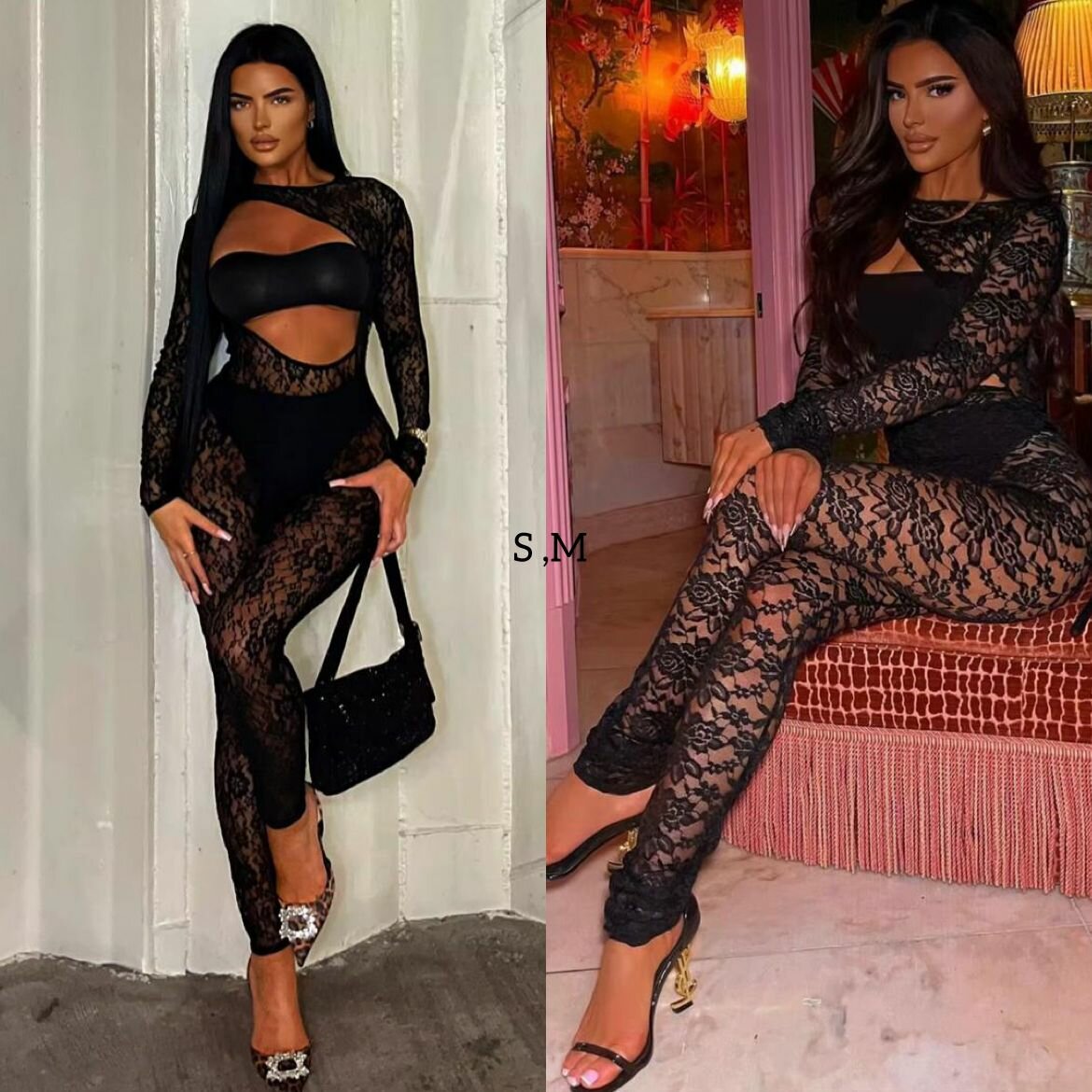 Combinaison en dentelle sexy