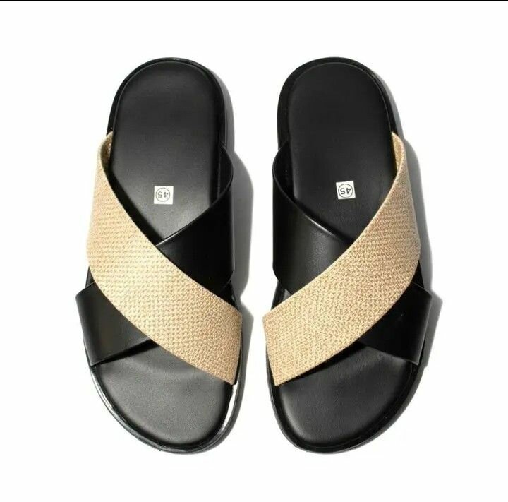 Sandales plates pour homme