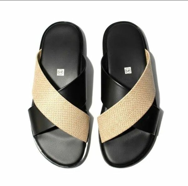 Sandales plates pour homme