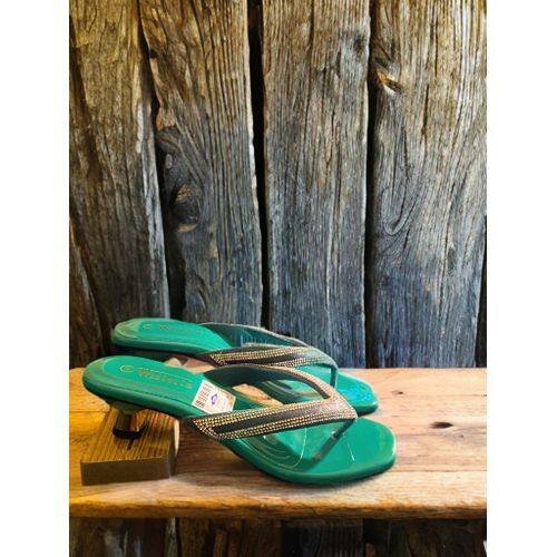 wisteria Beautiful Green Heeled Sandals