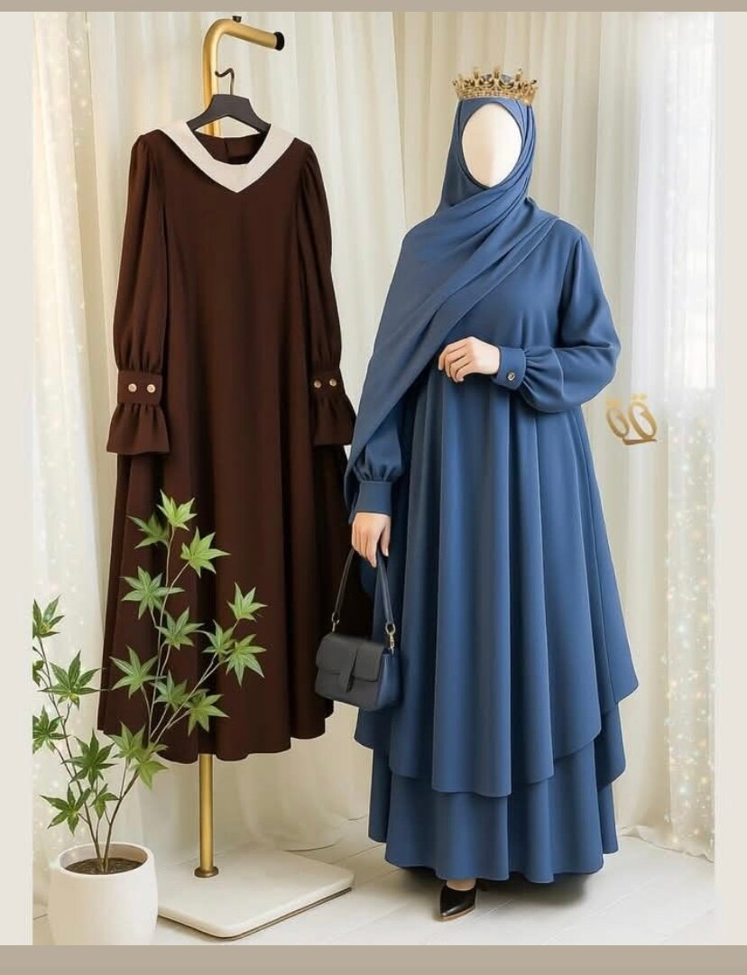 Robe longue élégante hijab