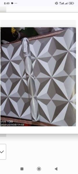 Papier peint géométrique 3D