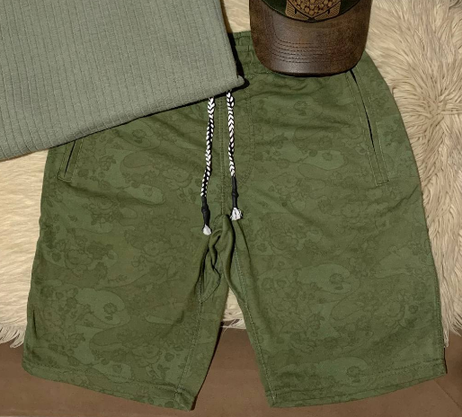 the shorts are green
