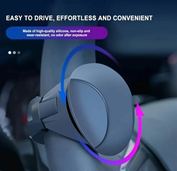 Waterproof Plastic Car Steering Wheel Spinner Knob