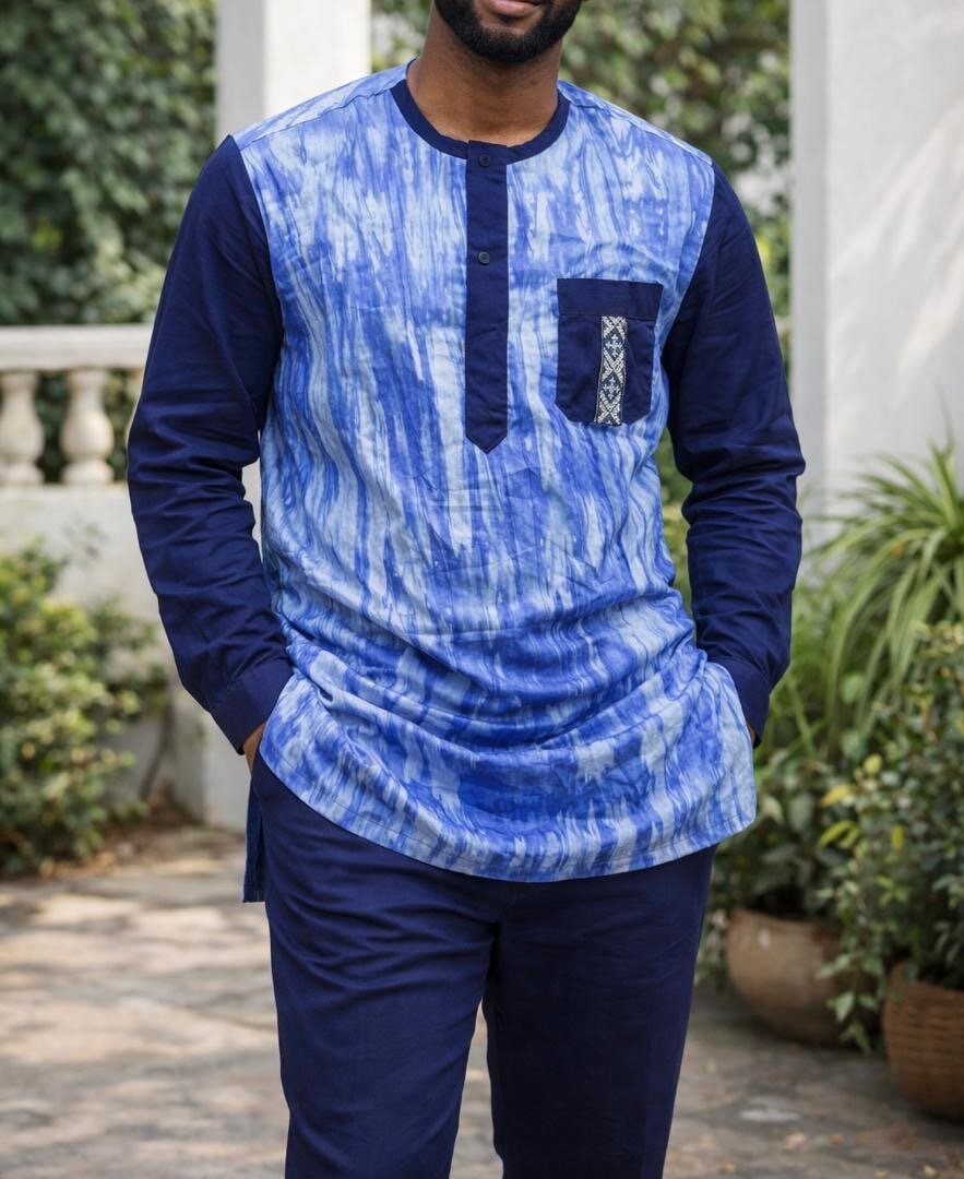 Ensemble homme africain moderne