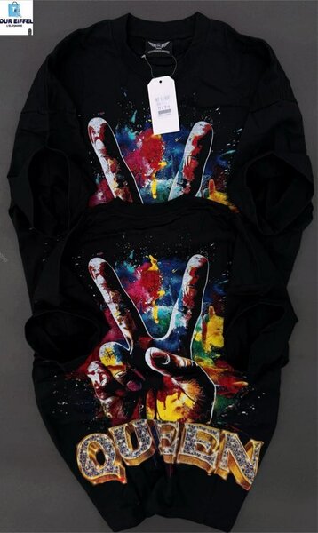 T-shirt imprimé Peace Queen