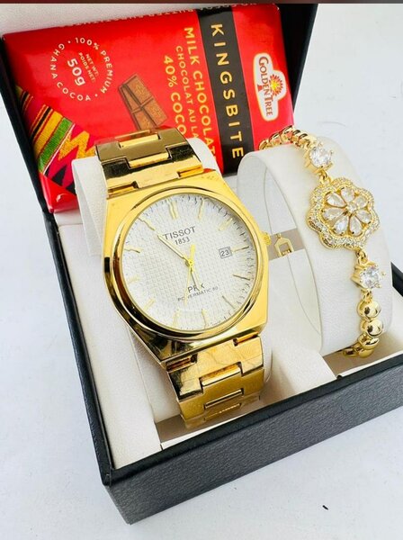 Ladies Watch & Bracelet+ Chocolate