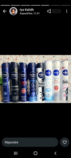 Déodorant Nivea Homme 72h