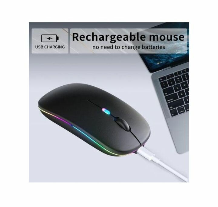 Souris sans fil rechargeable RGB