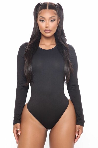 Body manches longues noir