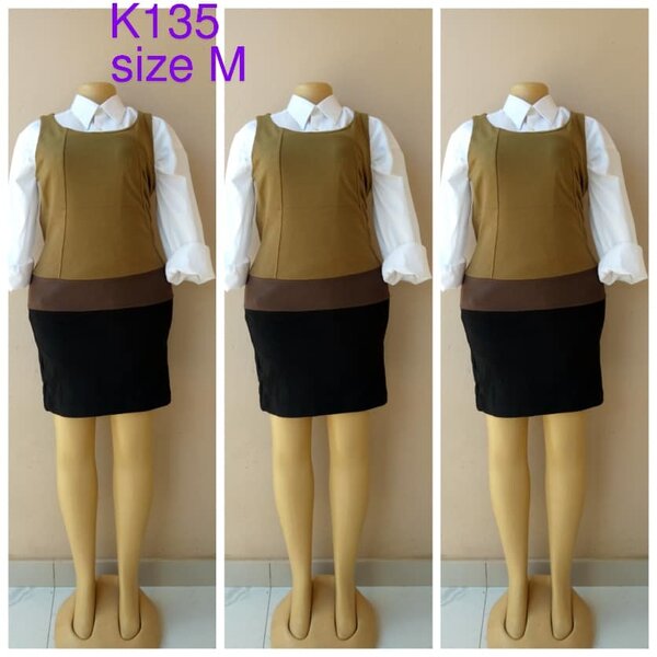 Three-color sundress size M