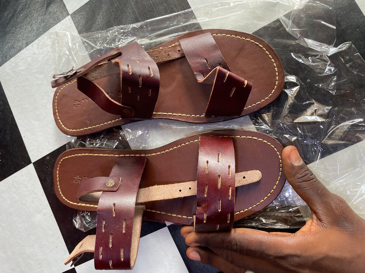 Sandales en cuir élégantes