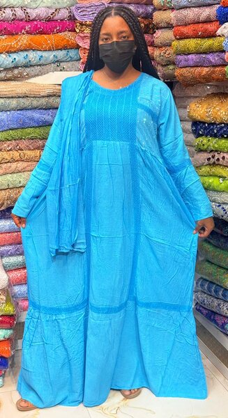 Robe longue en soie élégante