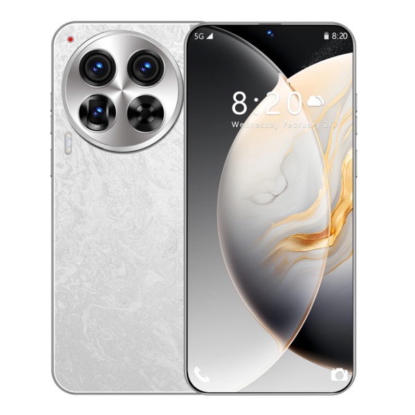 Smartphone moderne 5G avec quadruple caméra