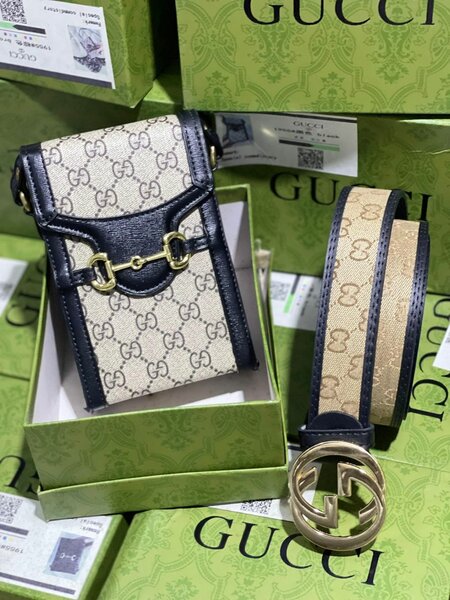 Sacoche et Ceinture Gucci