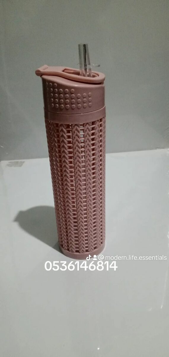 Modern texture water and coffee bottle