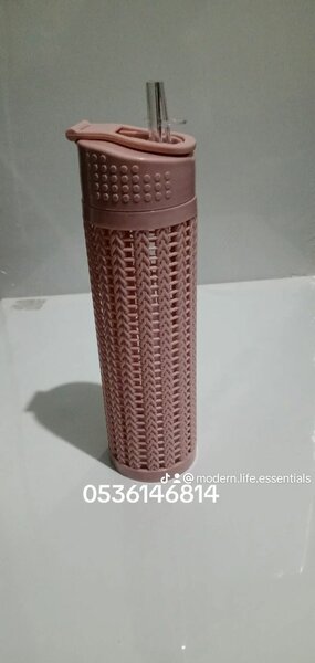 Modern texture water and coffee bottle