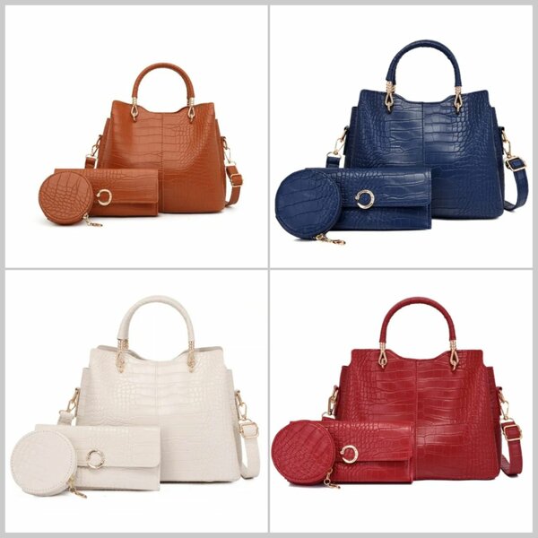 Sac à main dames trois en un