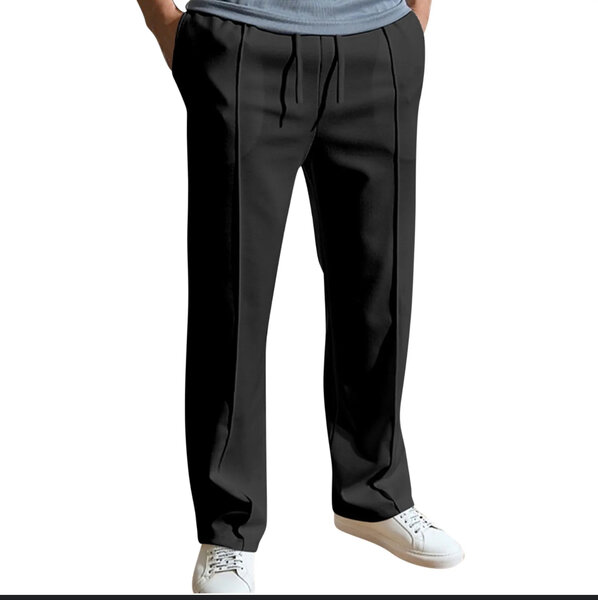 Pantalon noir décontracté