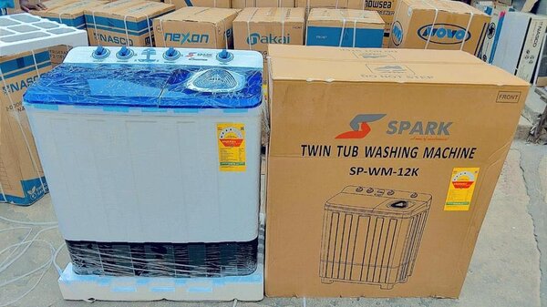SPARK TWIN TUB WASHING MACHINE SIZE 12KG