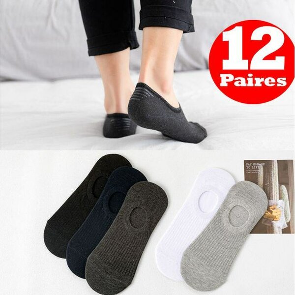 12 Paires Chaussettes Courte