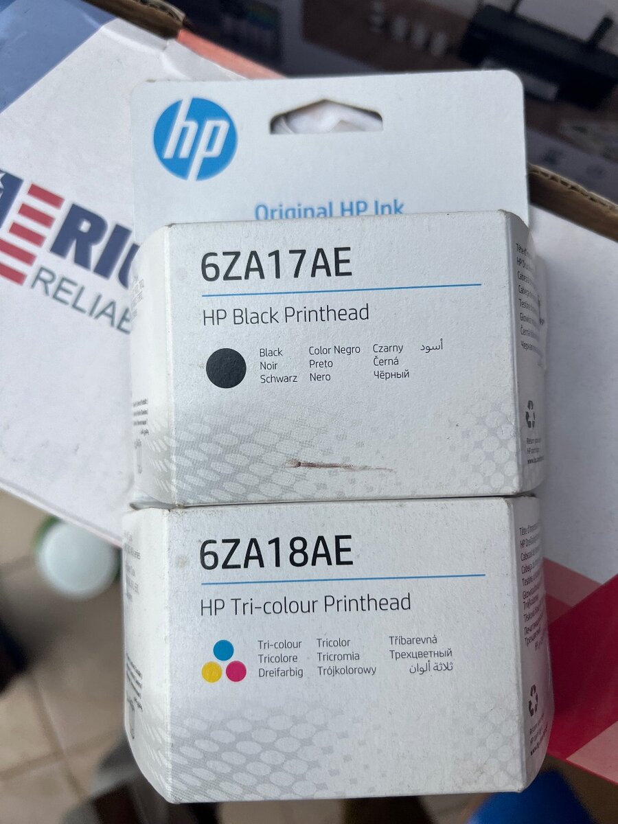 Tête dimpression hp écot tank 6ZA17AE