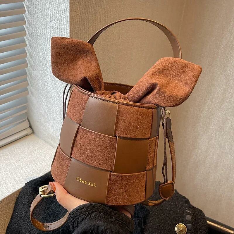 Sac seau en cuir élégant