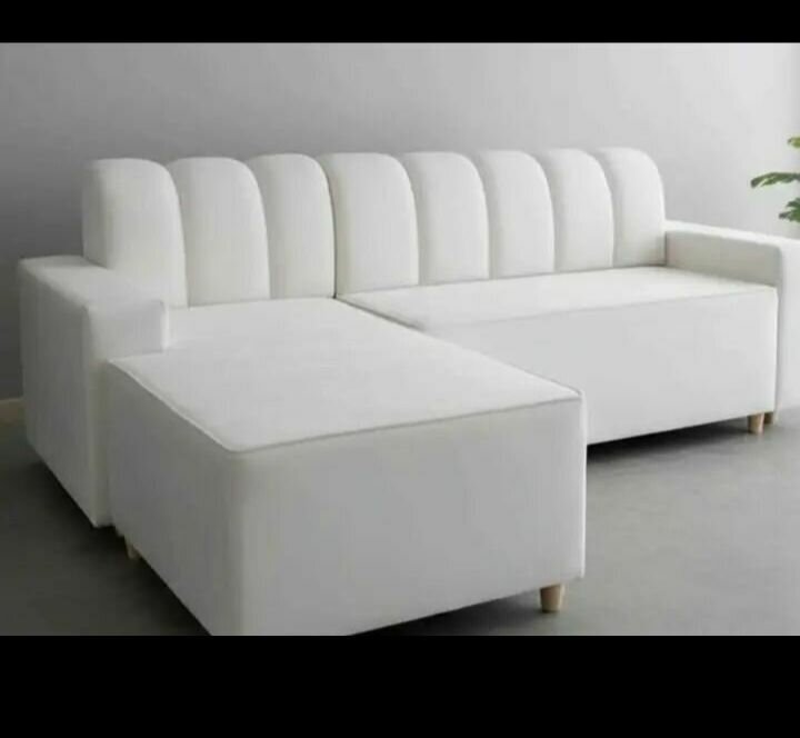 Canapé d'angle moderne en tissu