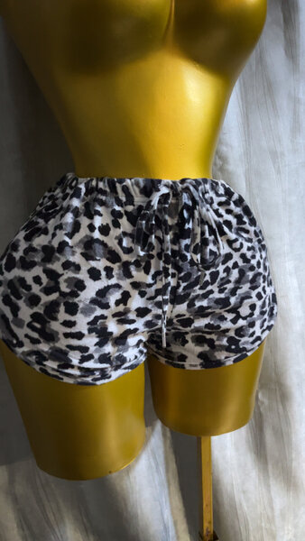 Shorts en coton à motifs