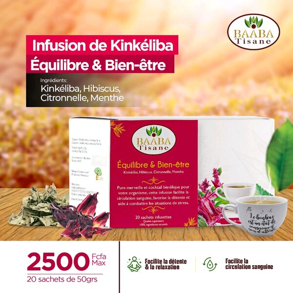 Tisane kinkéliba bien-être
